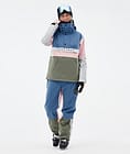 Legacy Track W Ski Jacket Women Blue Steel/Light Grey/Soft Pink/Greenish, Image 2 of 8