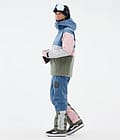Legacy Track W Snowboard Jacket Women Blue Steel/Light Grey/Soft Pink/Greenish