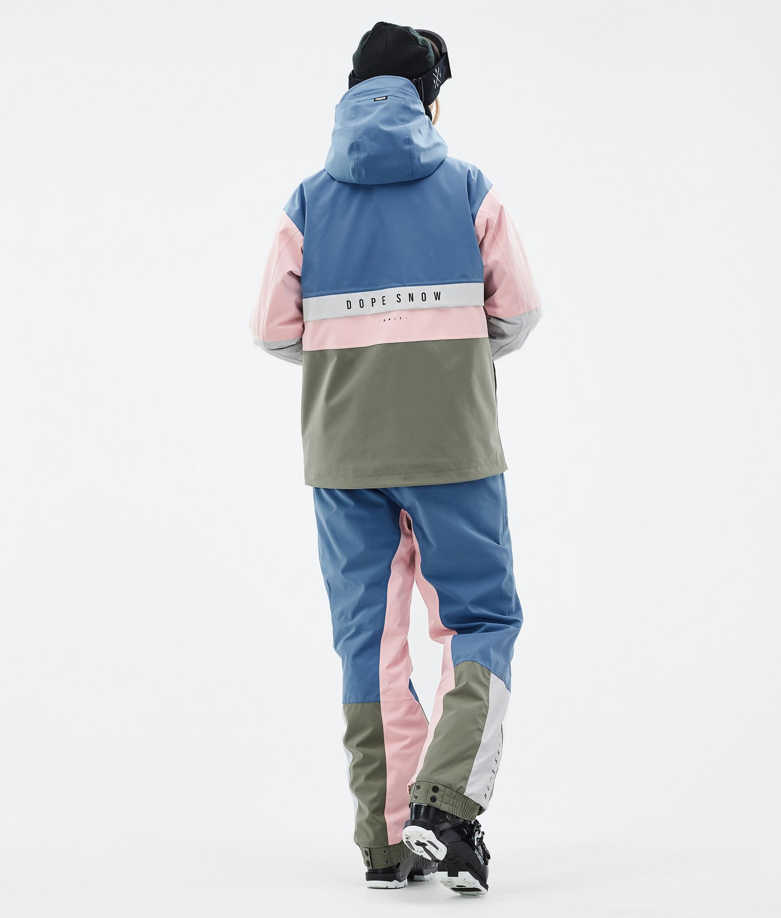 Legacy Track W Veste de Ski Femme Blue Steel/Light Grey/Soft Pink/Greenish, Image 4 sur 8