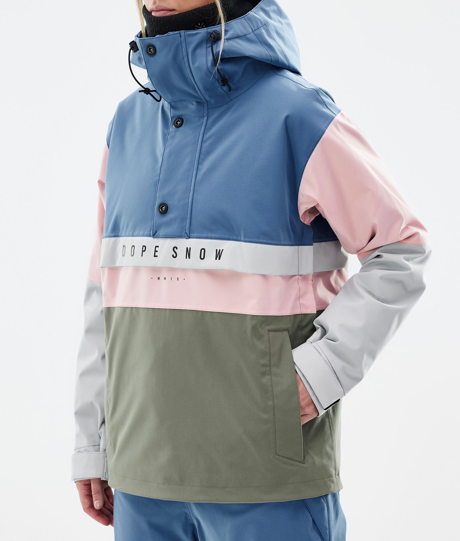 Legacy Track W Veste Snowboard Femme Blue Steel/Light Grey/Soft Pink/Greenish, Image 7 sur 8
