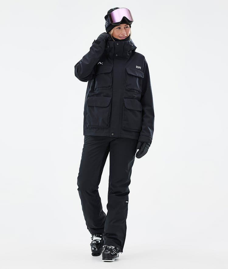 Zenith W Skijacke Damen Black, Bild 3 von 10