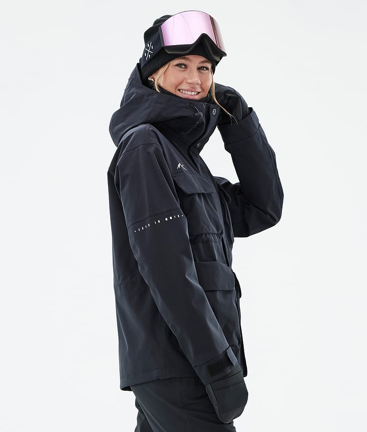 Zenith W Manteau Ski Femme Black, Image 6 sur 10