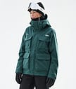 Zenith W Manteau Ski Femme Bottle Green