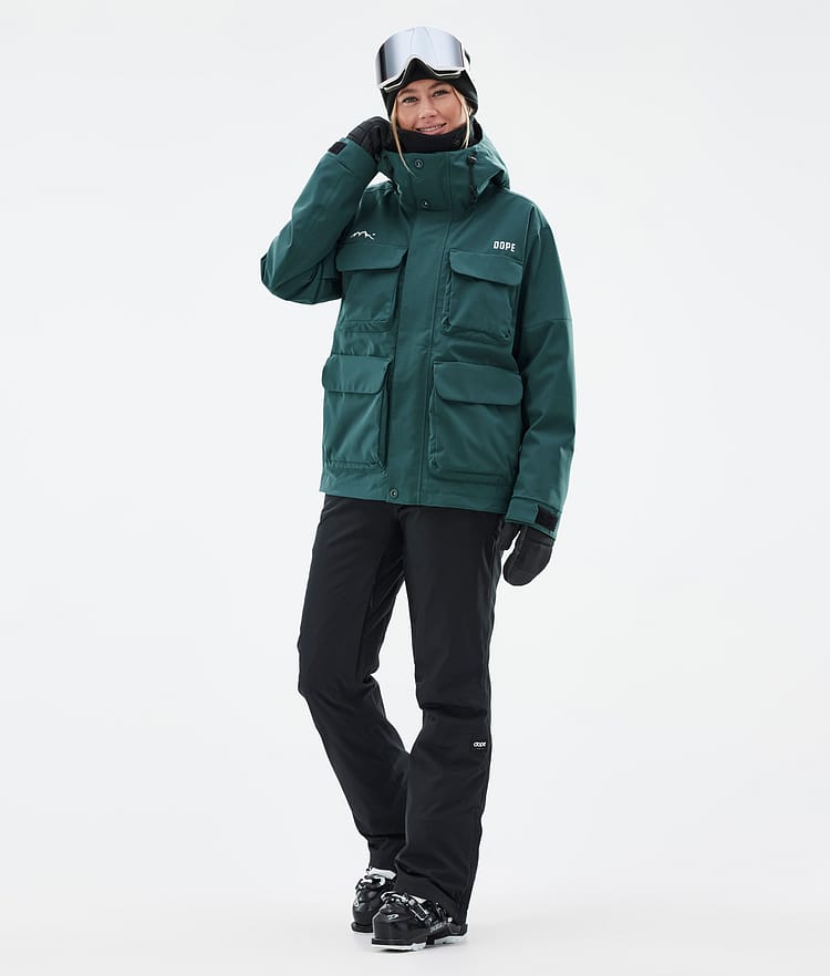 Zenith W Laskettelutakki Naiset Bottle Green, Kuva 2 / 10