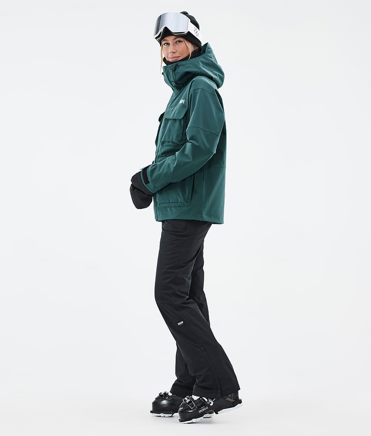 Zenith W Laskettelutakki Naiset Bottle Green, Kuva 3 / 10