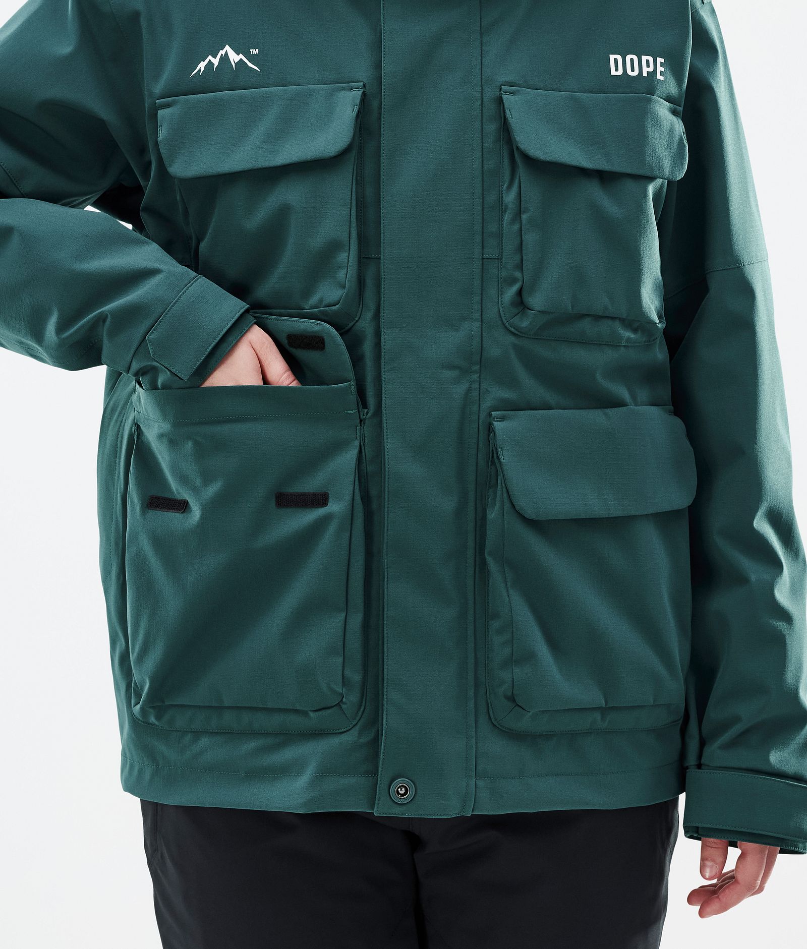 Zenith W Snowboardjacka Dam Bottle Green, Bild 8 av 10