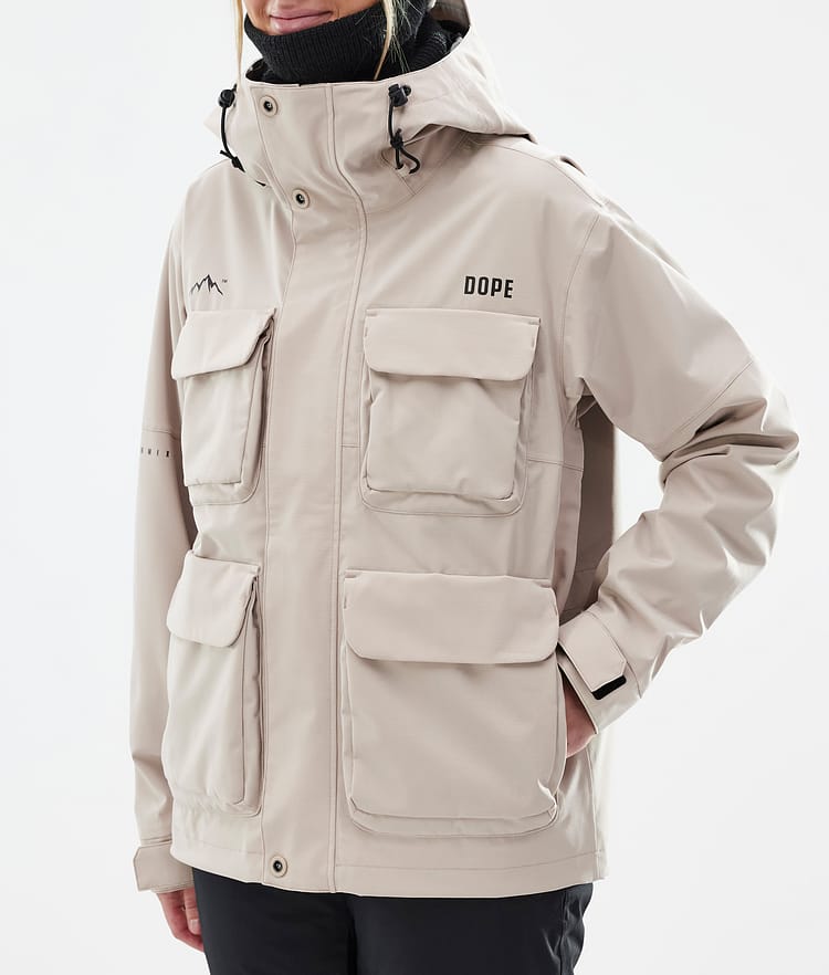 Zenith W Snowboardjakke Dame Sand Renewed, Billede 8 af 10