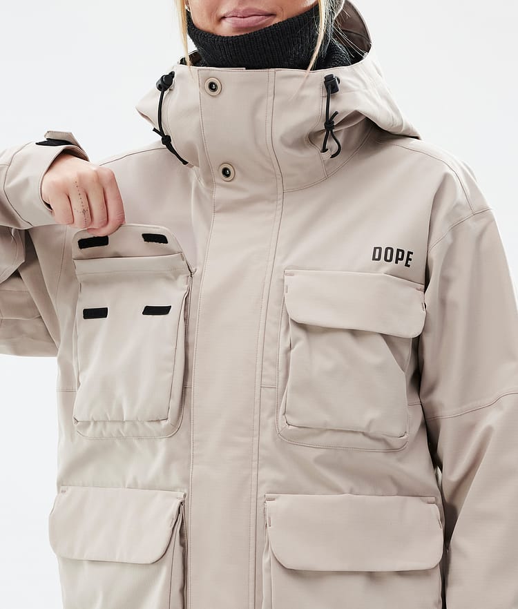 Zenith W Skijacke Damen Sand