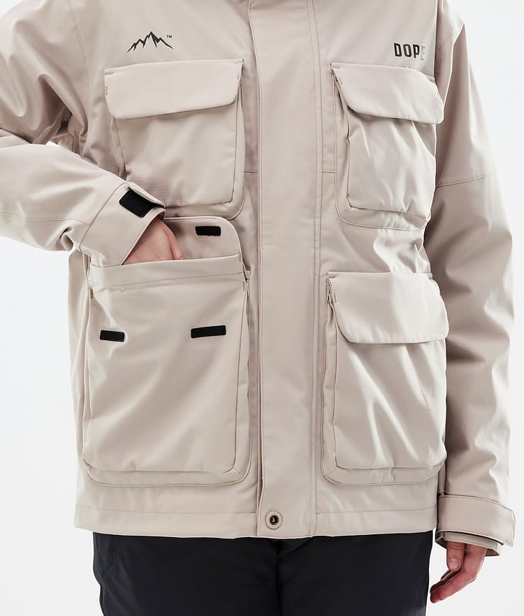 Zenith W Snowboardjacke Damen Sand Renewed, Bild 10 von 10