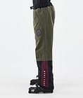 Blizzard Track Ski Pants Men OIive Green/Burgundy/Metal Blue/Black, Image 3 of 5