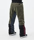 Blizzard Track Pantalones Snowboard Hombre OIive Green/Burgundy/Metal Blue/Black, Imagen 4 de 5