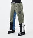 Blizzard Track Ski Pants Men Greenish/Light Grey/Black/Blue Steel