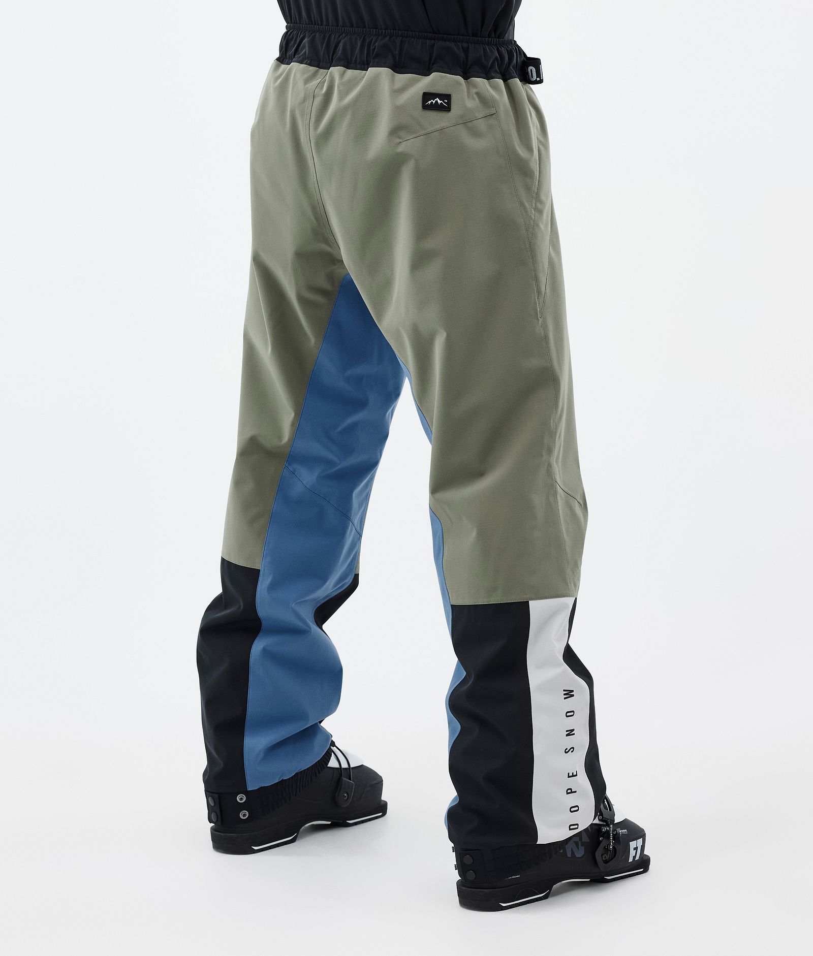 Blizzard Track Ski Pants Men Greenish/Light Grey/Black/Blue Steel, Image 4 of 5