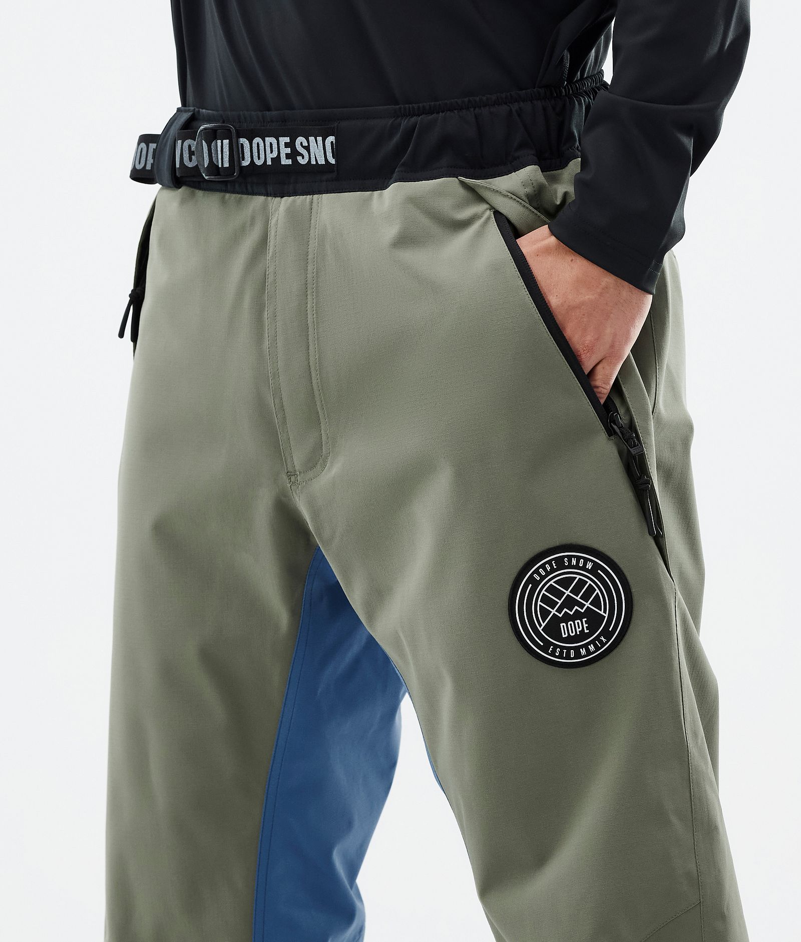 Blizzard Track Ski Pants Men Greenish/Light Grey/Black/Blue Steel, Image 5 of 5