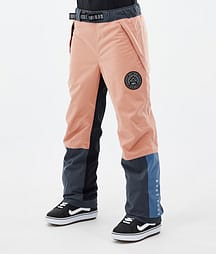 Dope Blizzard Track W Snowboard Pants Women Faded Peach/Blue Steel/Black/Metal Blue