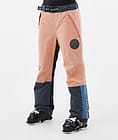 Blizzard Track W Pantalon de Ski Femme Faded Peach/Blue Steel/Black/Metal Blue, Image 1 sur 5