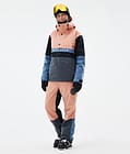 Blizzard Track W Skibroek Dames Faded Peach/Blue Steel/Black/Metal Blue, Afbeelding 2 van 5