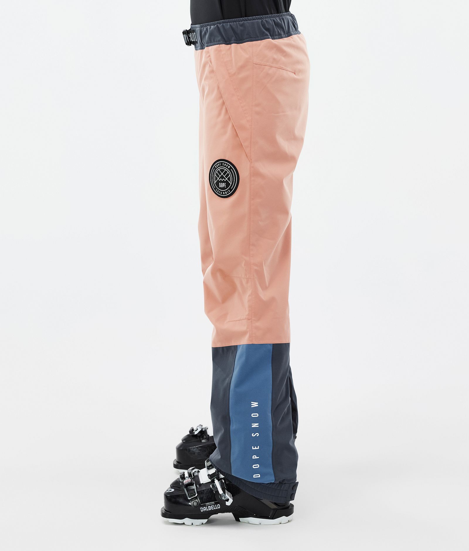 Blizzard Track W Pantaloni Sci Donna Faded Peach/Blue Steel/Black/Metal Blue, Immagine 3 di 5