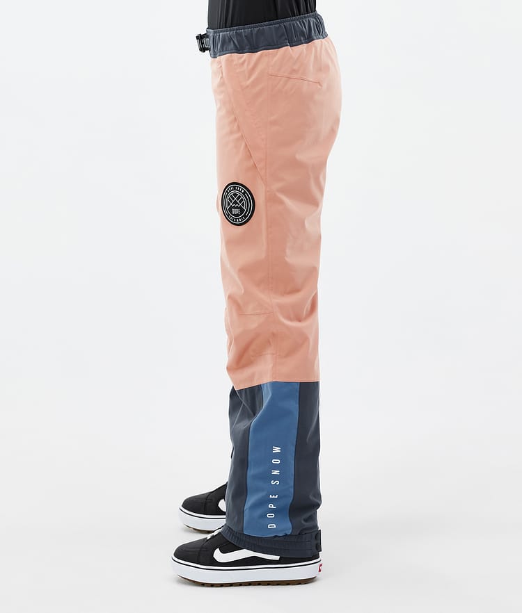 Blizzard Track W Snowboard Pants Women Faded Peach/Blue Steel/Black/Metal Blue, Image 3 of 5