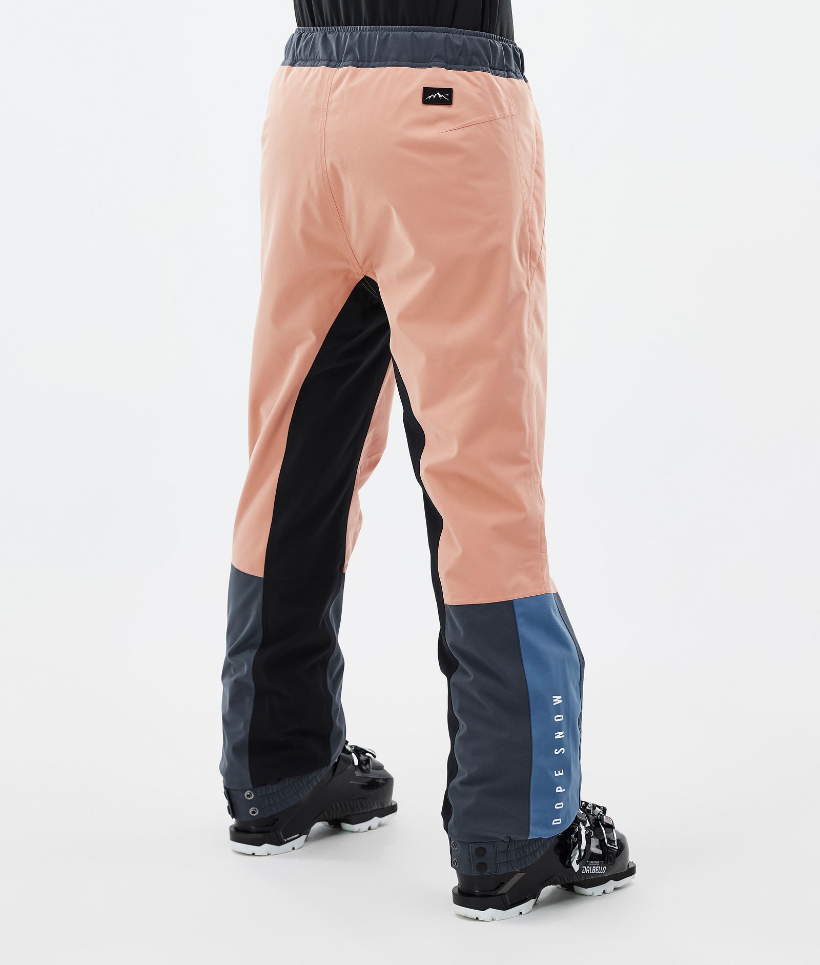 Blizzard Track W Pantalones Esquí Mujer Faded Peach/Blue Steel/Black/Metal Blue, Imagen 4 de 5