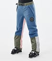 Blizzard Track W Pantalones Esquí Mujer Blue Steel/Light Grey/Soft Pink/Greenish