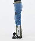 Blizzard Track W Pantalones Esquí Mujer Blue Steel/Light Grey/Soft Pink/Greenish, Imagen 3 de 5