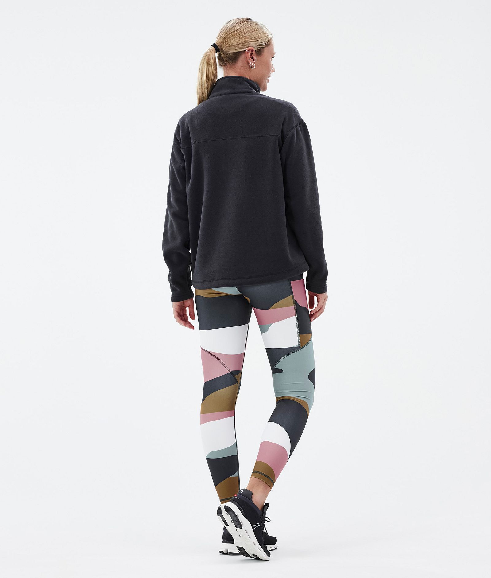 Lofty Tech Leggings Damen Shards Gold Muted Pink, Bild 4 von 8