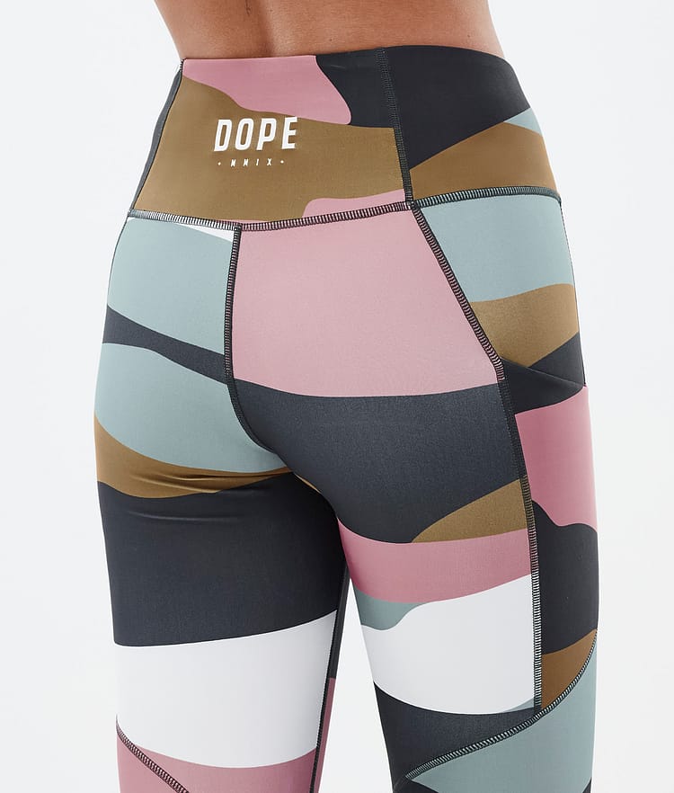 Lofty Tech Leggings Donna Shards Gold Muted Pink, Immagine 7 di 8