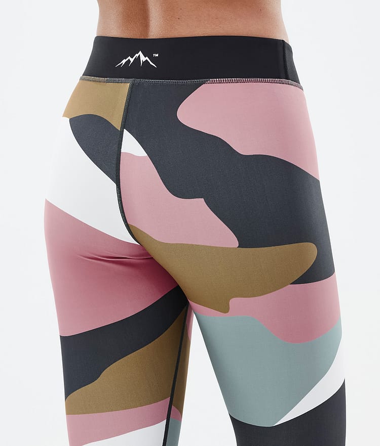 Dope Razor Leggings Women Shards Gold Muted Pink