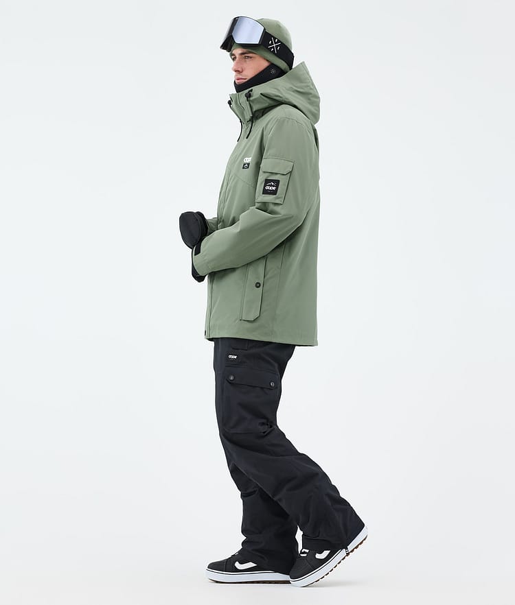 Adept Kurtka Snowboardowa Mężczyźni Moss Green Renewed, Zdjęcie 4 z 10