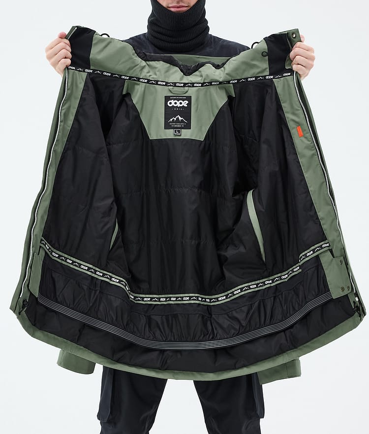 Adept Snowboard Jacket Men Moss Green, Image 10 of 10