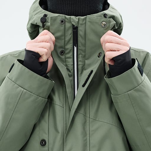 Front Zipper with Double Plackets Main Product Details Image,