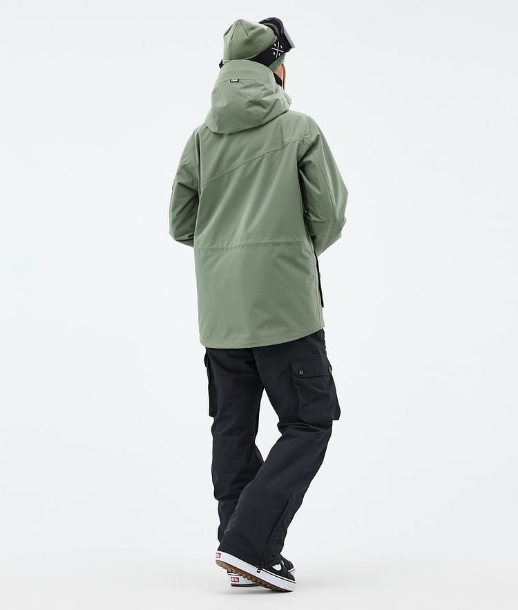 Adept W Veste Snowboard Femme Moss Green, Image 5 sur 10