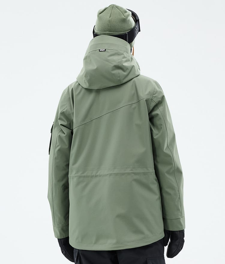 Adept W Skijacke Damen Moss Green, Bild 7 von 10