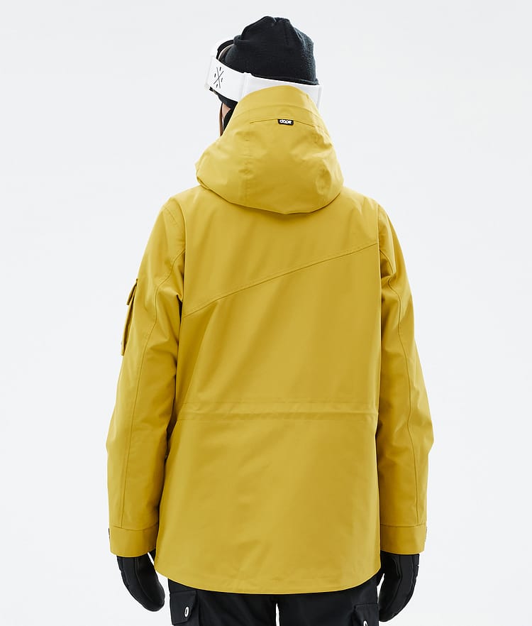 Adept W Lyžařská Bunda Dámské Yellow, Obrázek 6 z 9