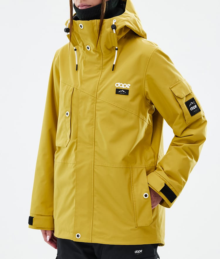 Adept W Lyžařská Bunda Dámské Yellow, Obrázek 7 z 9