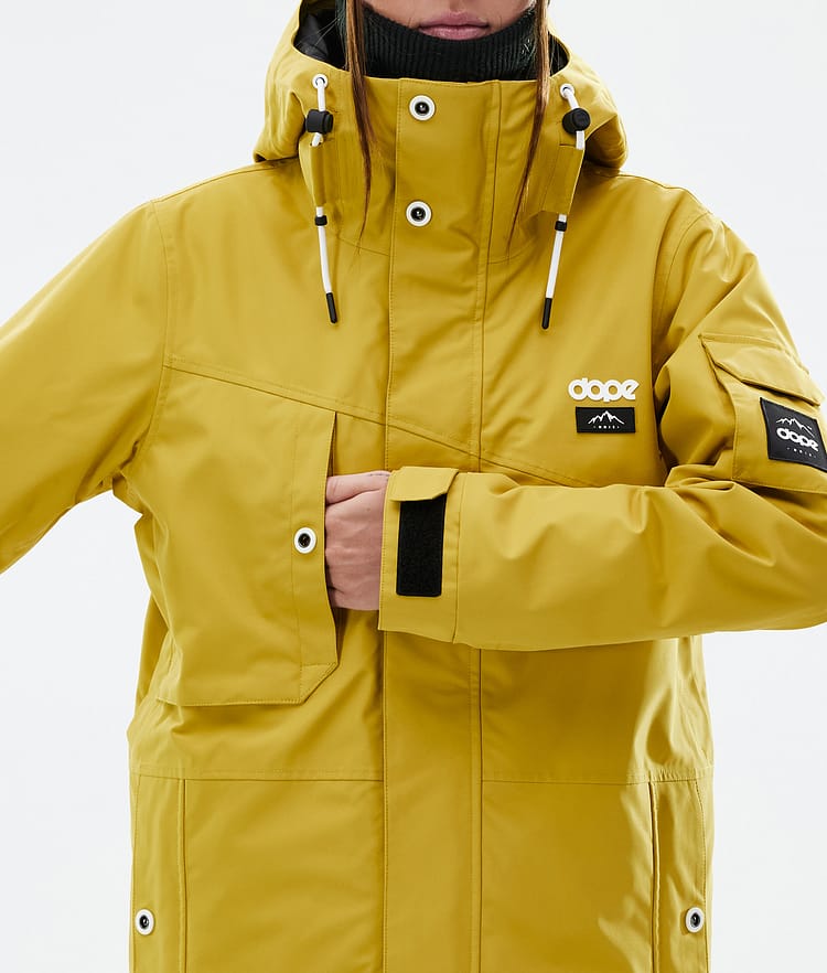 Adept W Lyžařská Bunda Dámské Yellow, Obrázek 8 z 9