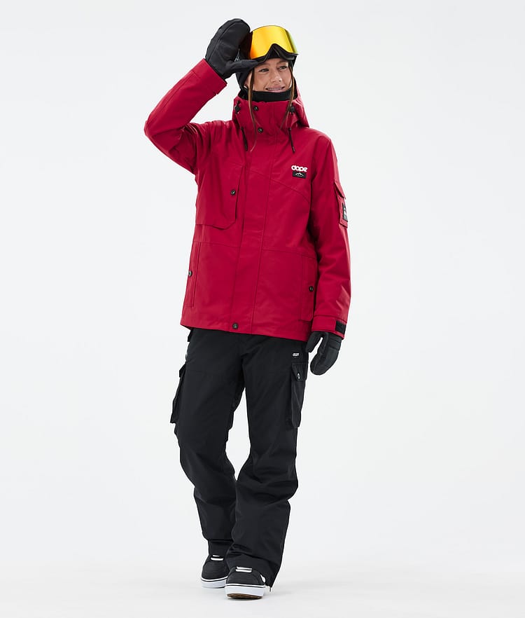 Adept W Snowboardjacke Damen Deep Red Renewed, Bild 2 von 9