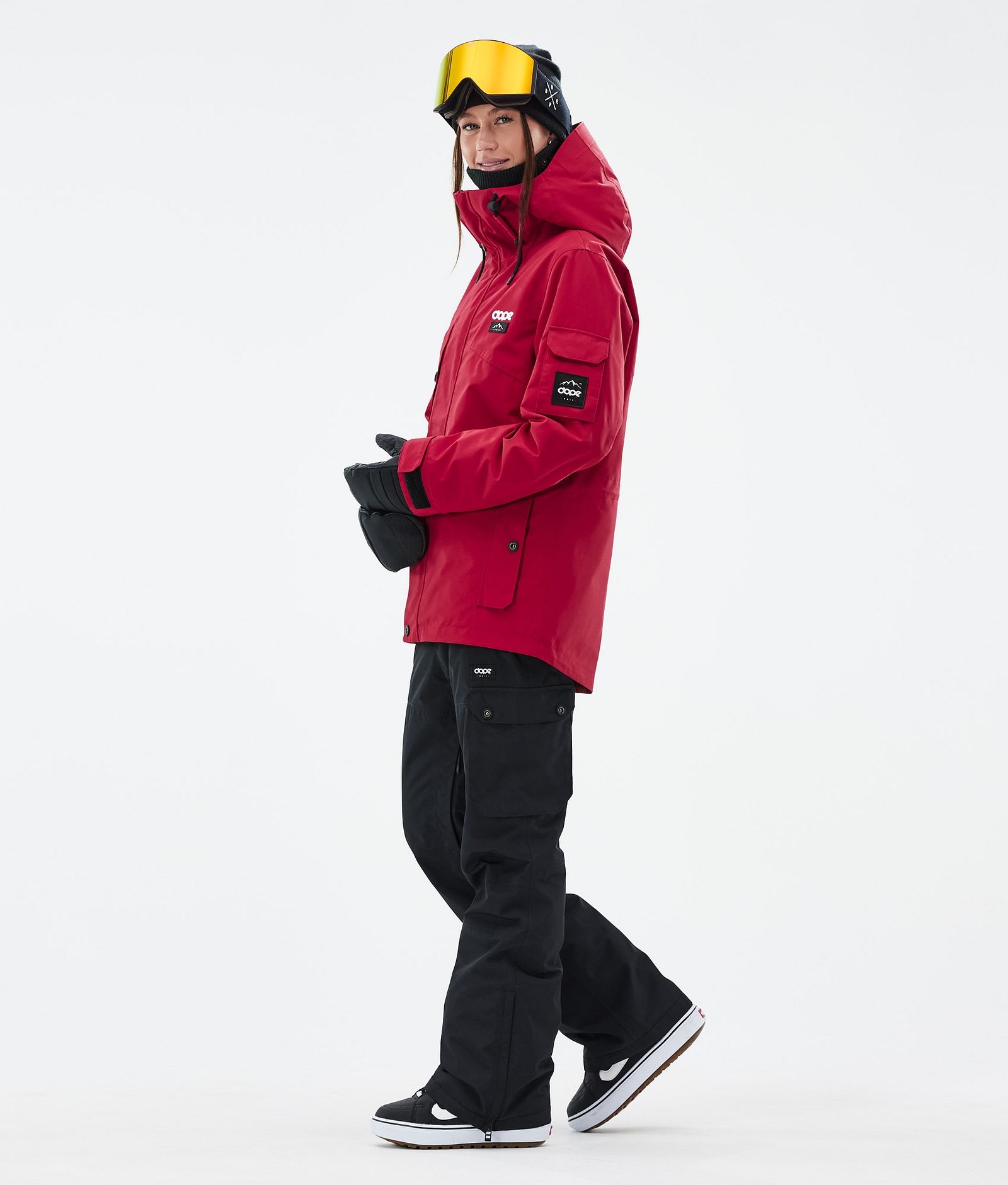 Adept W Snowboardjacke Damen Deep Red Renewed, Bild 3 von 9