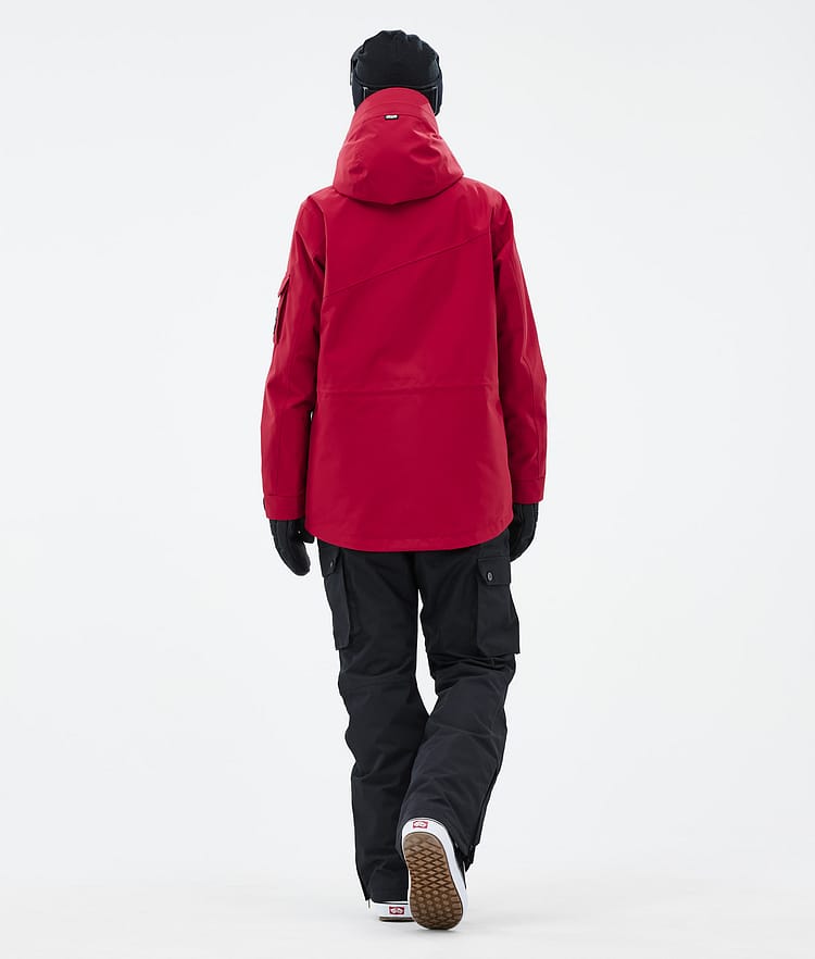 Adept W Snowboardjacke Damen Deep Red Renewed, Bild 4 von 9