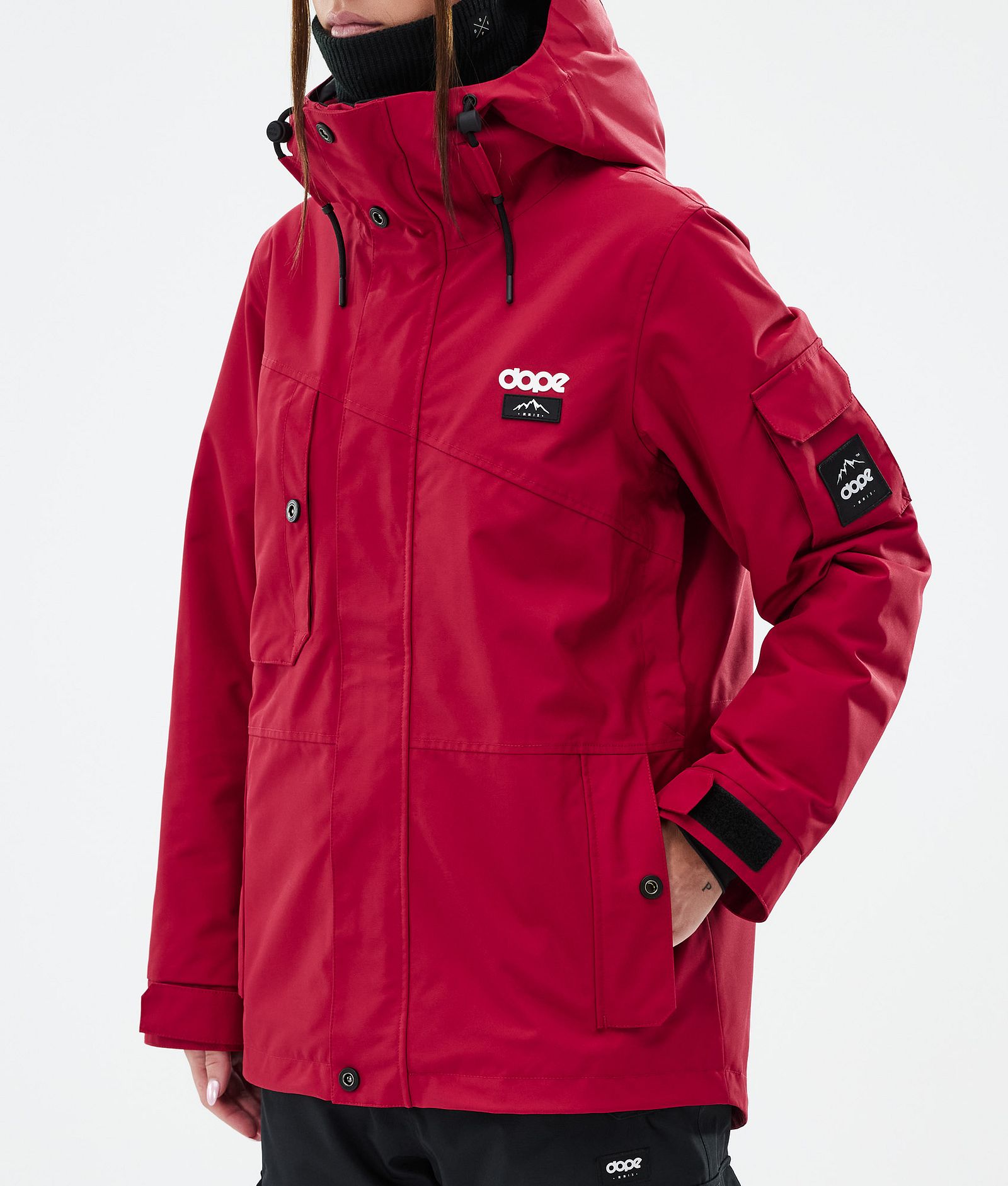 Adept W Snowboardjacke Damen Deep Red Renewed, Bild 7 von 9