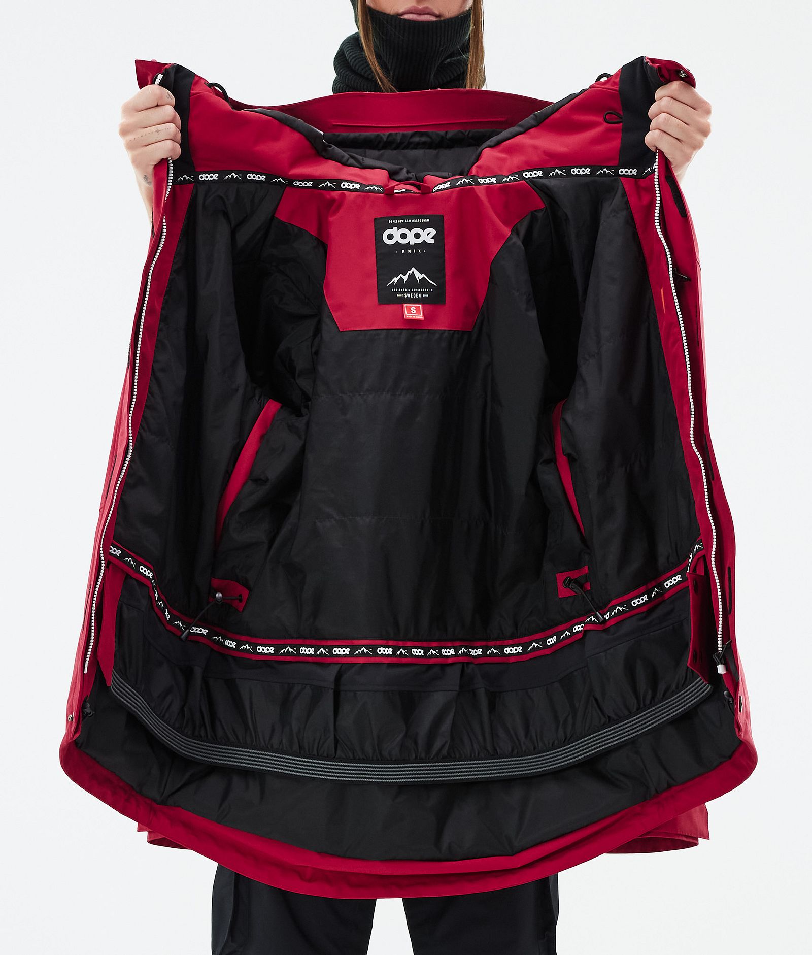 Adept W Snowboardjacke Damen Deep Red Renewed, Bild 9 von 9