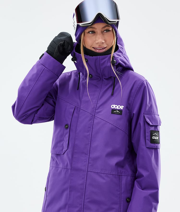 Adept W Snowboardjakke Dame Vivid Purple, Bilde 2 av 10