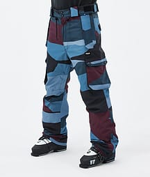 Dope Iconic スキーパンツ メンズ Shards Burgundy Blue