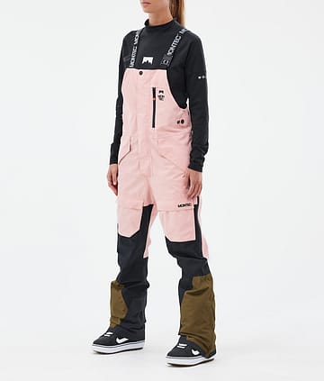 Fawk W Snowboard Pants Femme Soft Pink/Black/Fatigue
