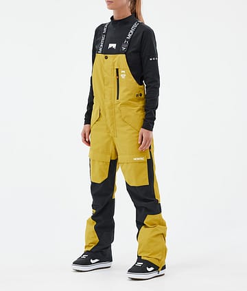 Fawk W Snowboard Pants Femme Yellow/Black