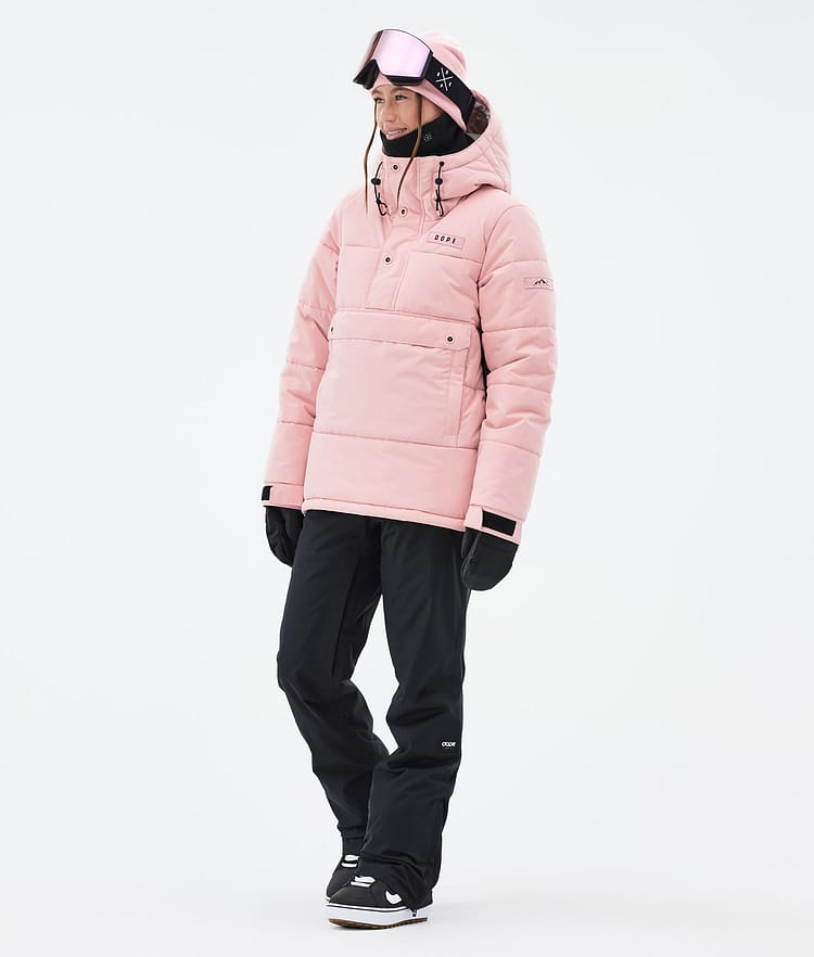 Puffer W Giacca Snowboard Donna Soft Pink Renewed, Immagine 2 di 8