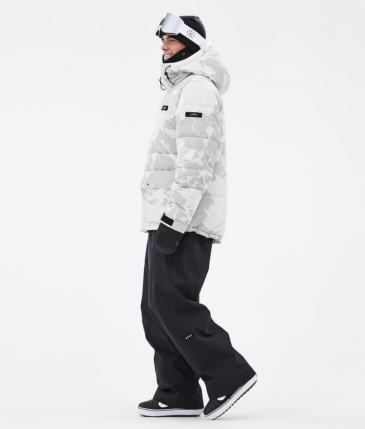Puffer Full Zip 24 Giacca Snowboard Uomo Grey Camo Renewed, Immagine 3 di 9