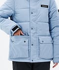 Puffer W Full Zip Kurtka Narciarska Kobiety Light Blue, Zdjęcie 8 z 9