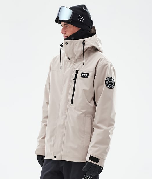 Dope Blizzard Full Zip 24 Ski Jacket Men Sand